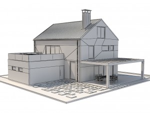 modern house 2 3D Model