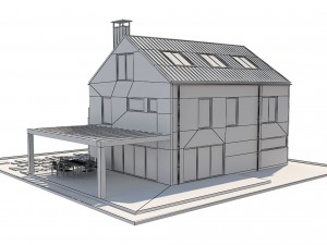 modern house 2 3D Model