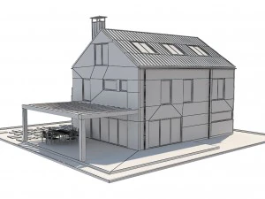 modern house 2 3D Model
