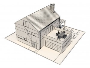 modern house 2 3D Model
