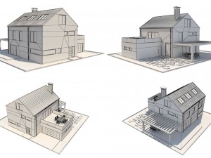modern house 2 3D Model