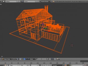 modern house 2 3D Model