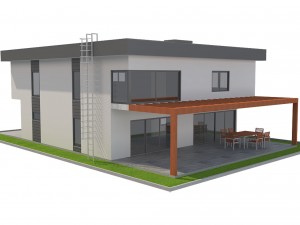 modern house 3 3D Model