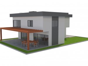 modern house 3 3D Model