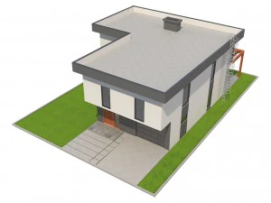 modern house 3 3D Model