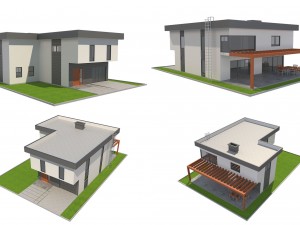 modern house 3 3D Model