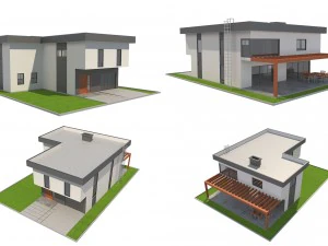 modern house 3 3D Model