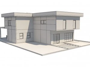 modern house 3 3D Model