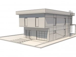 modern house 3 3D Model