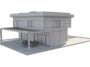 modern house 3 3D Model