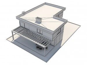 modern house 3 3D Model