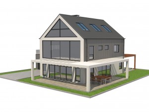 modern house 4 3D-Modell
