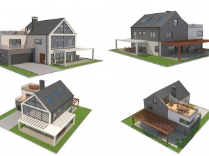 modern house 4 3D-Modell