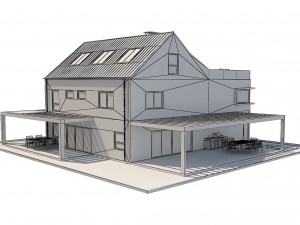 modern house 4 3D-Modell