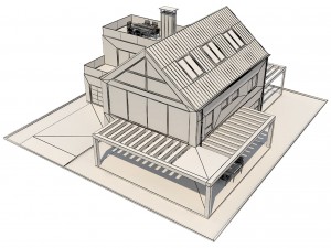 modern house 4 3D-Modell
