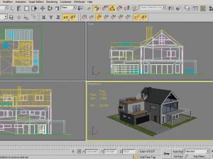 modern house 4 3D Model