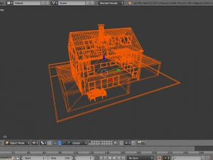 modern house 4 3D Model