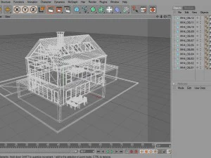 modern house 4 3D Model
