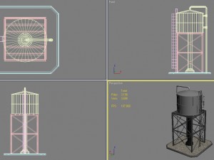 water tank 1 3D Модель