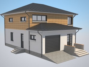cottage house 1 3D Модель
