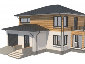 cottage house 1 3D Модель