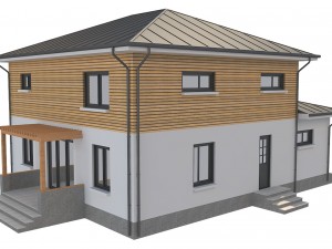 cottage house 1 3D Модель