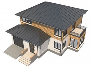 cottage house 1 3D Модель