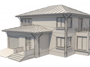 cottage house 1 3D Модель