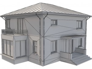 cottage house 1 3D Модель