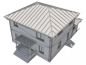 cottage house 1 3D Модель