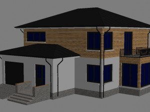 cottage house 1 3D Модель