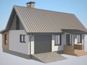 cottage house 2 3D Model