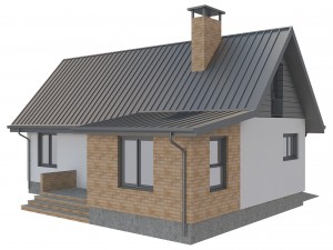 cottage house 2 3D Model