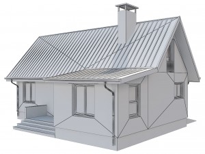 cottage house 2 3D Model