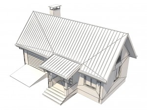 cottage house 2 3D Model