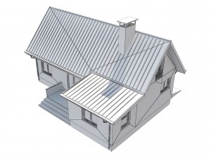 cottage house 2 3D Model