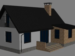 cottage house 2 3D Model