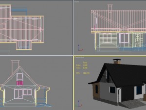 cottage house 2 3D Model