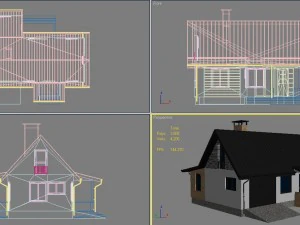 cottage house 2 3D Model