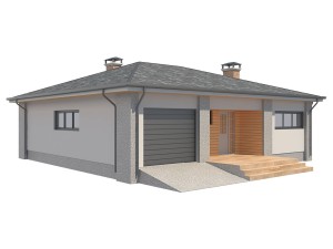 cottage house 3 3D मॉडल