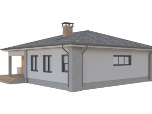 cottage house 3 3D Model