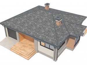 cottage house 3 3D Model