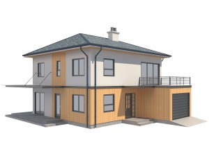 cottage house 4 3D मॉडल