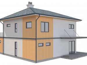 cottage house 4 3D 模型
