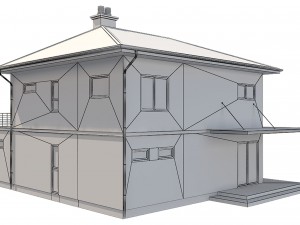 cottage house 4 3D 模型