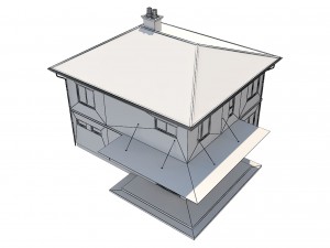 cottage house 4 3D 模型