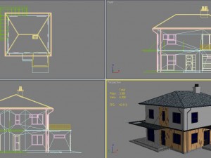 cottage house 4 3D 模型