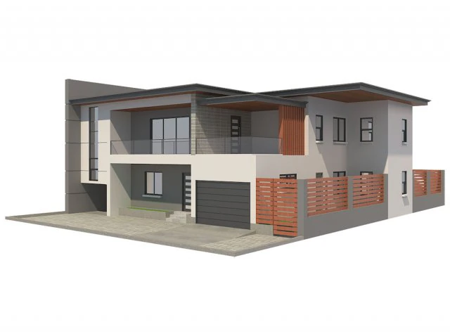 modern house 5 3D Model .c4d .max .obj .3ds .fbx .stl .blend 