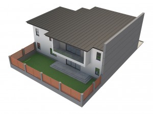 modern house 5 Model 3D