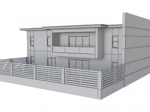 modern house 5 3D Model